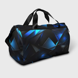 Blue black     texture – Сумка спортивная 3D с принтом купить