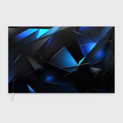 Blue black     texture – Флаг 3D с принтом купить