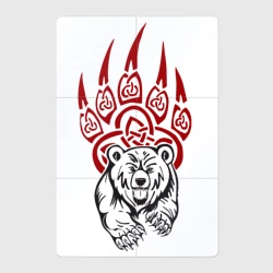 Магнитный плакат 2Х3 Славянский оберег Велеса лапа медведя