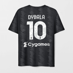 Мужская футболка 3D Пауло Дибала Ювентус форма 22-23 гостевая