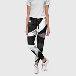 Женские брюки 3D Абстрактные полосы зебры - фото 2