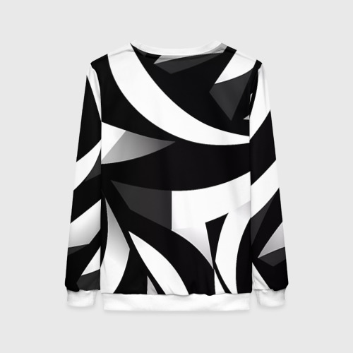 Женский свитшот 3D Абстрактные полосы зебры, цвет 3D печать - фото 2