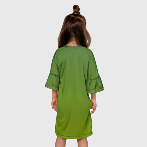 Детское платье 3D Много крокодилов, цвет 3D печать - фото 5