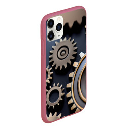 Чехол для iPhone 11 Pro Max матовый Механика и шестерёнки - фото 2
