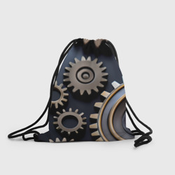 Рюкзак-мешок 3D Механика и шестерёнки