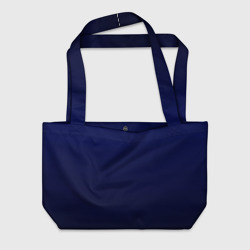 Пляжная сумка 3D Градиент глубокий синий