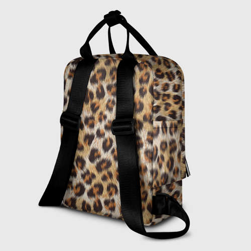 Женский рюкзак 3D Пятнистая шкура дикой кошки - фото 5