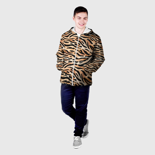Мужская куртка 3D Тигровая окраска, цвет 3D печать - фото 3