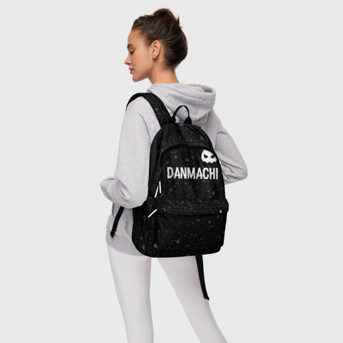 Рюкзак 3D DanMachi glitch на темном фоне: символ сверху - фото 5