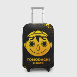 Чехол для чемодана 3D Tomodachi Game - gold gradient