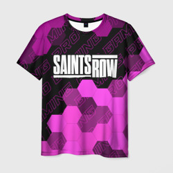 Мужская футболка 3D Saints Row pro gaming: символ сверху