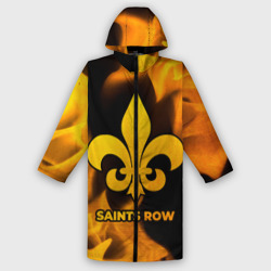 Мужской дождевик 3D Saints Row - gold gradient