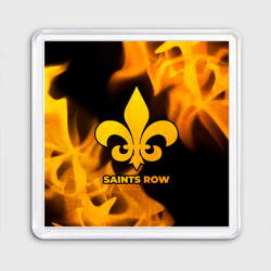 Магнит 55*55 Saints Row - gold gradient