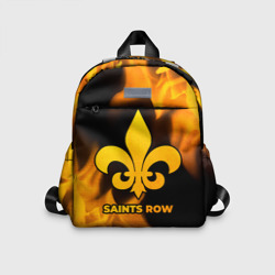 Детский рюкзак 3D Saints Row - gold gradient