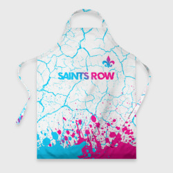 Фартук 3D Saints Row neon gradient style: символ сверху