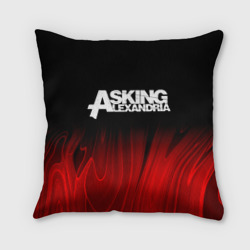 Подушка 3D Asking Alexandria red plasma