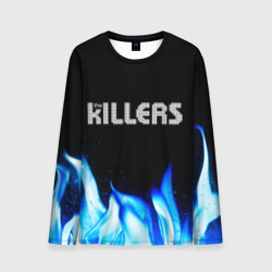 Мужской лонгслив 3D The Killers blue fire