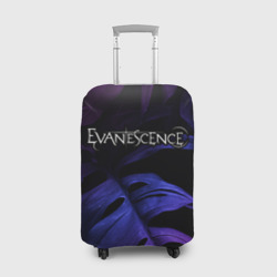 Чехол для чемодана 3D Evanescence neon monstera