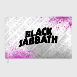 Флаг 3D Black Sabbath rock Legends: надпись и символ