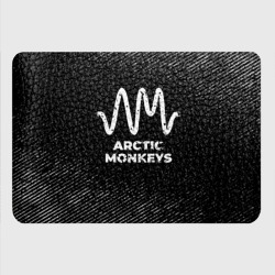 Картхолдер с принтом Arctic Monkeys с потертостями на темном фоне - фото 2