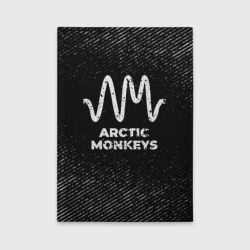 Обложка для автодокументов Arctic Monkeys с потертостями на темном фоне