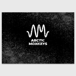 Поздравительная открытка Arctic Monkeys с потертостями на темном фоне