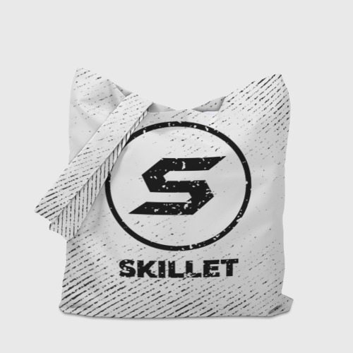 Шоппер 3D Skillet с потертостями на светлом фоне - фото 4