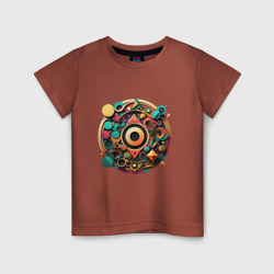 Детская футболка хлопок Геометрия круга