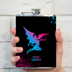 Фляга Black Sabbath - neon gradient - фото 2