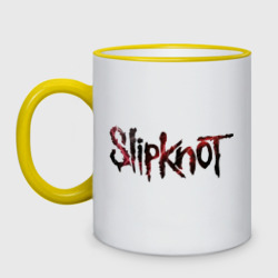 Кружка двухцветная Slipknot молнии