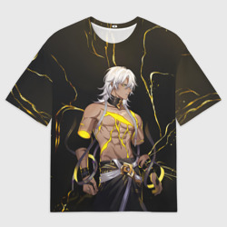 Женская футболка oversize 3D Nanook Honkai