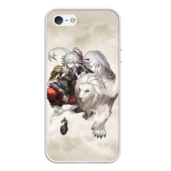 Чехол для iPhone 5/5S матовый Цзин Юань Honkai