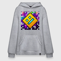 Худи SuperOversize хлопок Geometry Dash pixel