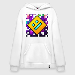 Худи SuperOversize хлопок Geometry Dash pixel