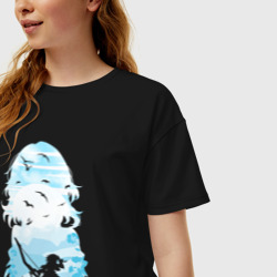 Женская футболка хлопок Oversize Март 7 Honkai - фото 2