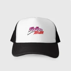 Кепка тракер с сеткой JoJo anime logo