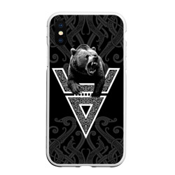 Чехол для iPhone XS Max матовый Велес славянский Бог Богатырь