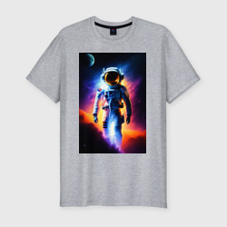Мужская футболка хлопок Slim Astronaut