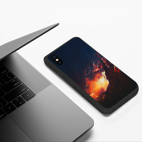 Чехол для iPhone XS Max матовый с принтом Взрыв галактики, фото #5