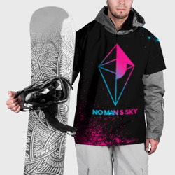 Накидка на куртку 3D No Man's Sky - neon gradient