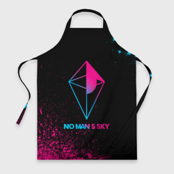 Фартук 3D No Man's Sky - neon gradient