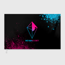 Флаг 3D No Man's Sky - neon gradient