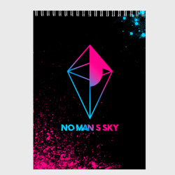 Скетчбук No Man's Sky - neon gradient