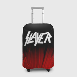 Чехол для чемодана 3D Slayer red plasma