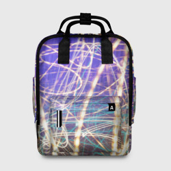 Женский рюкзак 3D Неоновые огни ночью