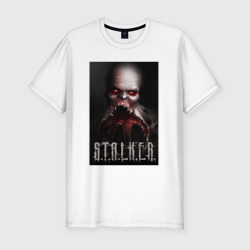 Мужская футболка хлопок Slim Stalker bloodsucker
