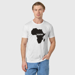 Мужская футболка хлопок Africa home - фото 2