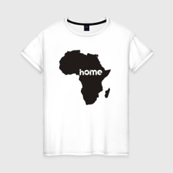 Женская футболка хлопок Africa home