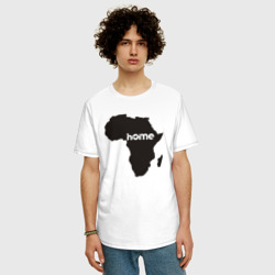 Мужская футболка хлопок Oversize Africa home - фото 2