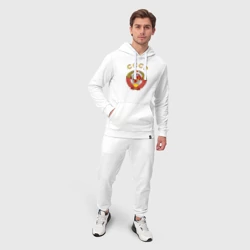 Мужской костюм хлопок с толстовкой СССР Пролетарии - фото 2